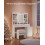 Dressing Table - Engineered Wood - Cloud White - LED Lights with Adjustable Brightness and Drawers 7