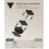 Side Table - Steel Frame - Ebony Walnut - 3 Storage Shelves with Fabric Basket 3