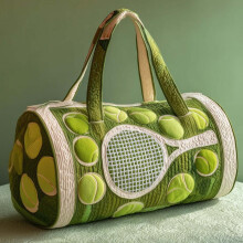 (18 styles, 18inch x 9inch x 9inch) 2026 New Tennis 3 Series Short Trip Tote Quilted Travel Bag Multi-Functional Sports Gym Bag