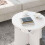 VidaXL vidaXL Coffee Table White 50 x 50 x 35 cm Solid pine wood 5