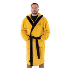 (Medium) Star Trek Hooded Bathrobe (Mens Yellow)