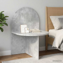 vidaXL Bedside Table Concrete Grey 48 x 49 x 65 cm Engineered Wood