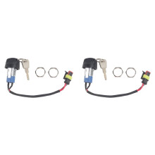 2X Engine Ignition W/Start Key 1220-520002-AC JK118- for Electric Forklift EPT20