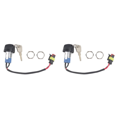 2X Engine Ignition  W/Start Key 1220-520002-AC JK118- for Electric Forklift EPT20 1