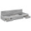 VidaXL vidaXL Bed Frame with Drawer Grey Sonoma 75 x 190 cm Engineered Wood 5