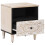VidaXL vidaXL Bed cabinet 2 pcs White 40 x 33 x 46 cm Solid Mango Wood 2