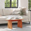 VidaXL vidaXL Coffee Table Wax Brown 80 x 40 x 35 cm Solid Pine Wood 1
