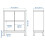IKEA KALLAX 4 Cube Unit with Underframe 77x94 4