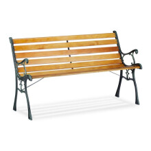 Banc de jardin vintage pour deux personnes 120 x 60 x 80 cm assise confortable