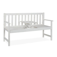 Banc de jardin avec table intégrée 150 x 60 x 85 cm convivial et pratique