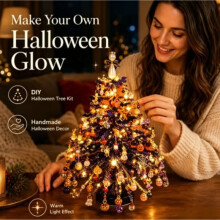 (Style-5) UK DIY Beaded Christmas Tree Kit, Handmade Colorful Bead Ornament Making Set