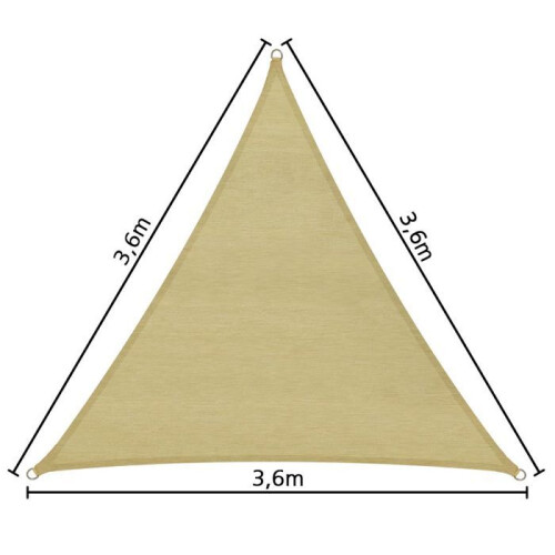 Toldo de sombra triangular 360 cm 2208093_2 2