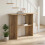 VidaXL vidaXL Console Table Artisan Oak 100 x 30 x 75 cm Engineered Wood 5
