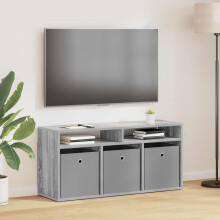 vidaXL Lowboard with Drawer Grey Sonoma 102 x 32 x 48.5 cm