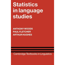 Statistics in Language Studies by Anthony Woods Paperback Book