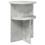 VidaXL vidaXL Side Table Concrete Grey Ø 39.5 x 55 cm Engineered Wood 3