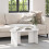 VidaXL vidaXL Coffee Table White 80 x 39.5 x 35 cm Solid Pine wood 1