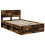VidaXL vidaXL Bed Frame Smoked Oak 135 x 190 cm Engineered wood 5