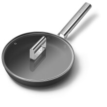 Smeg 50’s Style Non-Stick Frying Pan, Matte Black, FPF2402BLM