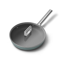 Smeg 50’s Style Non-Stick Frying Pan, Matte Emerald Green, FPF2802EGM