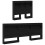VidaXL vidaXL Storage Headboard with Shelf Black Oak 75 cm Engineered Wood 5