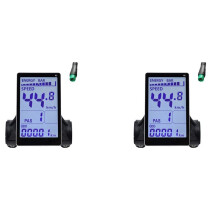2X M5 Electric Bike LCD Display Meter 24V 36V 48V 60V E Scooter LCD Panel Screen for Mountain Electric Bike(5PIN)