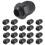 20 Pieces Black Plastic Waterproof Cable Gland Connector PG7 2