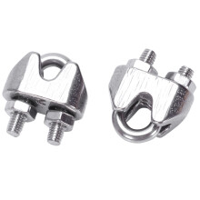 2mm 1/16 Inch Stainless Steel Wire Rope Cable Clamp Fastener 12pcs