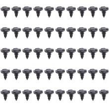 Car Door 8mm Hole Push Plastic Rivets Fastener 50pcs for