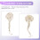 Beautiful Adult Wig light gold Braid Dressing 6