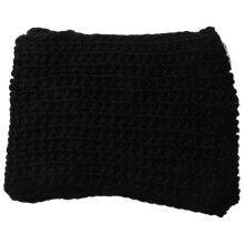 Scarf Winter Knitted Wool Scarf (black)