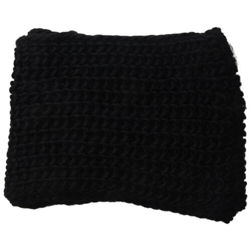Scarf Winter Knitted Wool Scarf (black)