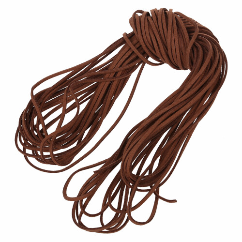 16.65 - 18.655 m 2 mm Brown Leather Strap Leather Thong Flat DIY