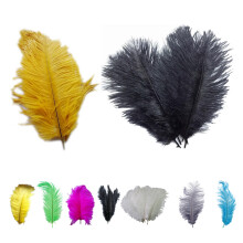 New Style Artificial 10-12 Inch Ostrich Feathers Great Decorations black