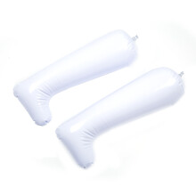 6 Pair 12 Inch White Film Inflatable Boot Stretcher Shaper Shoe Tree