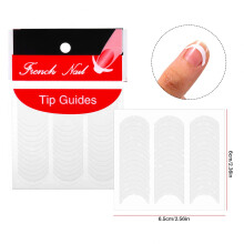 6 Stuks van 48 Nail Art French Manicure Tipgeleidersstickers