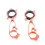 Fahrrad Lenker Extender Set 135g Rot 10