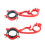Fahrrad Lenker Extender Set 135g Rot 2