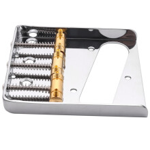 Zilver Chroom 3 Koperen Zadelasbakbrug voor Telecaster TELE Elektrische Gitaar