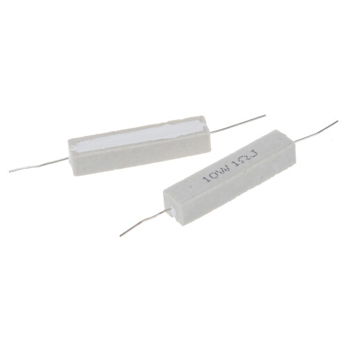 10 Pcs Wirewound Ceramic Cement Resistor 1 Ohm 5% 10W Watt 2