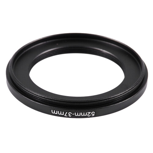 52mm-37mm 52mm to 37mm Black Step Down Ring Adapter for Camera 2
