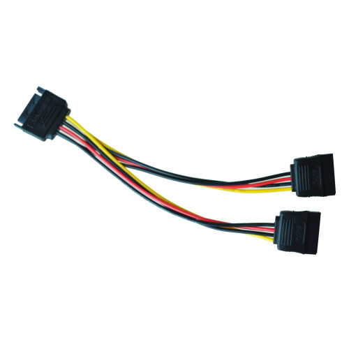 6in   Splitter Cable Adapter - M/F (Power Cable)