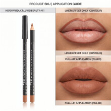 (11) Crayon à lèvres, mat, imperméable, longue durée, anti-taches, haute pigmentation, lisse, crémeux, antiadhésif, ne se