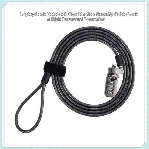 10X Security Anti-Theft Combination Laptop Notebook Cable Lock 4 Digit Password Lock 1