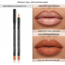 (10) Lip Liner Pencil, Matte Waterproof Long Lasting Smudge Proof, High Pigmented Smooth Creamy Non-Stick Non-Fade, for
