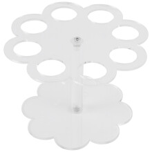 Detachable 8 Holes Acrylic Ice Cream Cone Holder Stand