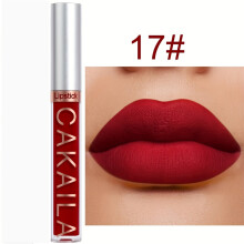 (17) Lápiz labial mate de 18 colores, taza antiadherente resistente al agua de larga duración, brillo de labios mate suave