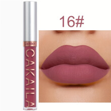(16) Lápiz labial mate de 18 colores, taza antiadherente resistente al agua de larga duración, brillo de labios mate suave