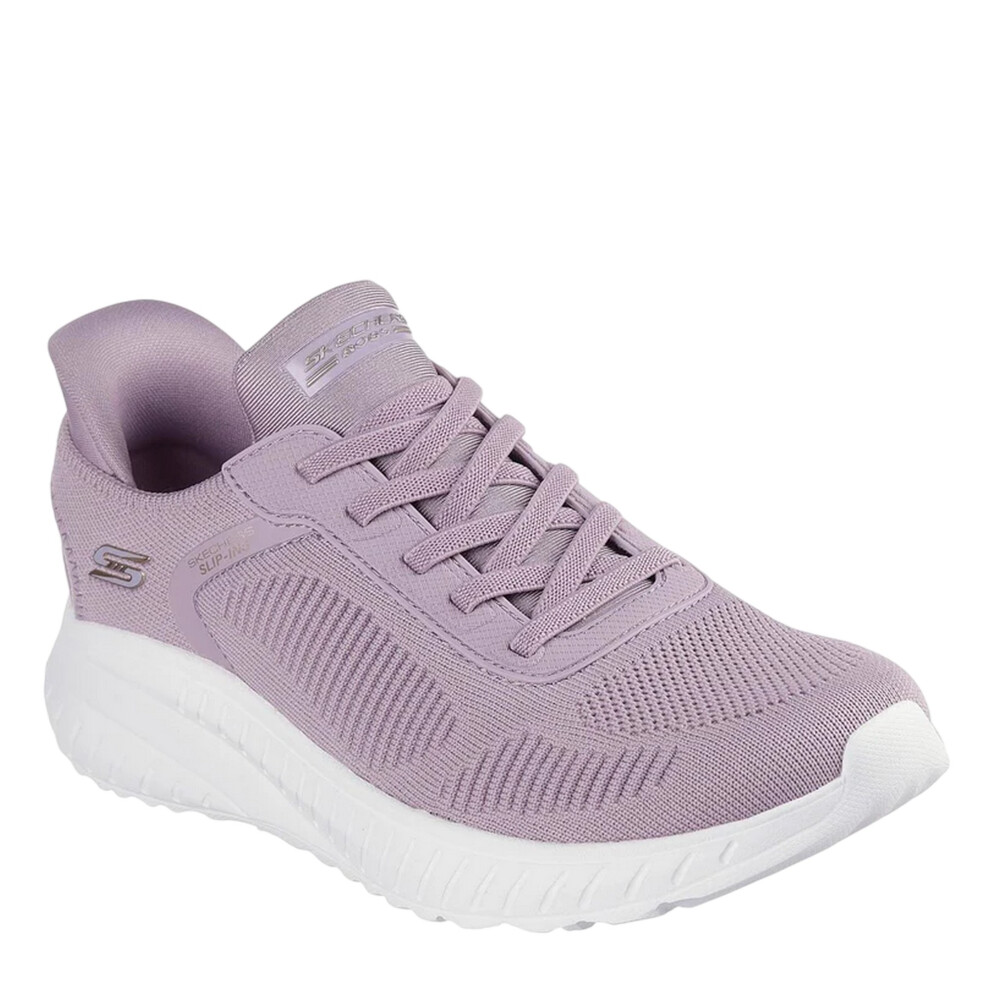 Skechers (5 Uk, Lavender) Womens/Ladies Bobs Squad Chaos Current Muse Trainers
