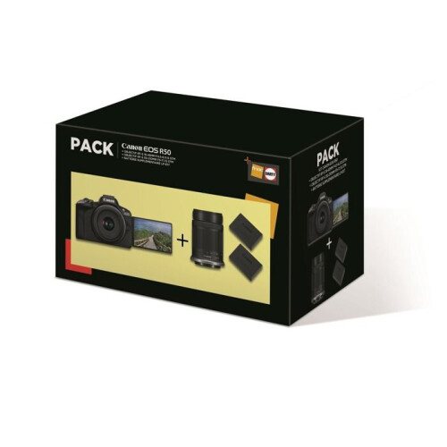 Canon Canon EOS R50 Black Hybrid Camera Kit